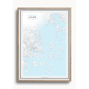 Skärgårdskarta Luleå 50x70cm Dapa Maps
